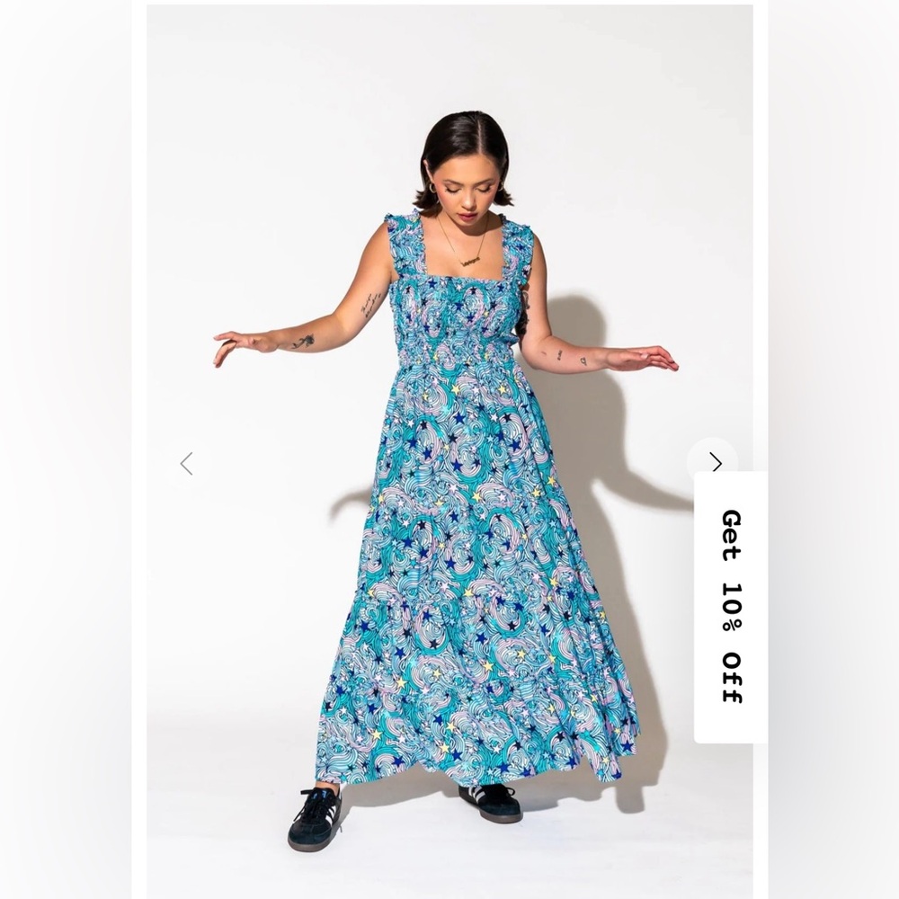 Rulebreaker Smocked Dress in Wonder Girl